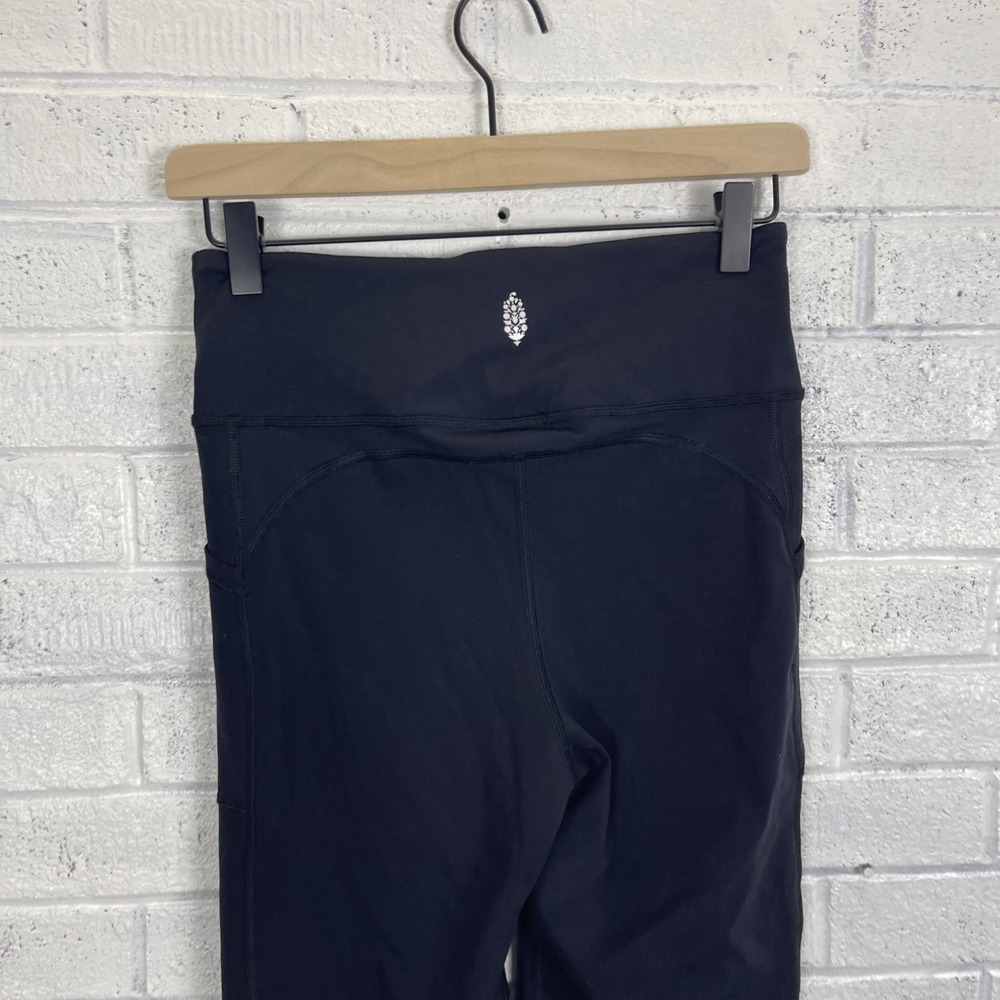 Free People Movement Shanti Straight Leg Womens Size S Black Yoga Stretch - Picture 6 of 15